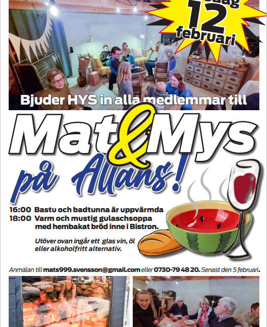 Mat & Mys på Allans